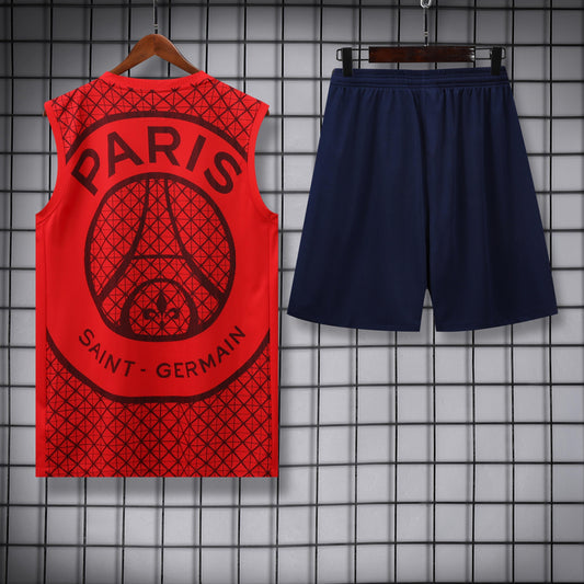 Paris Saint Germain Rosso completo con canottiera 2025/26