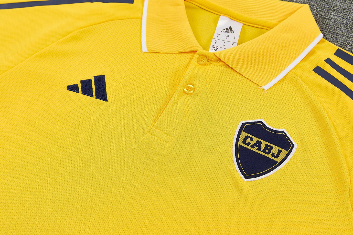 Boca Juniors Giallo 2026 Training Set – Polo + Pants Slim Fit