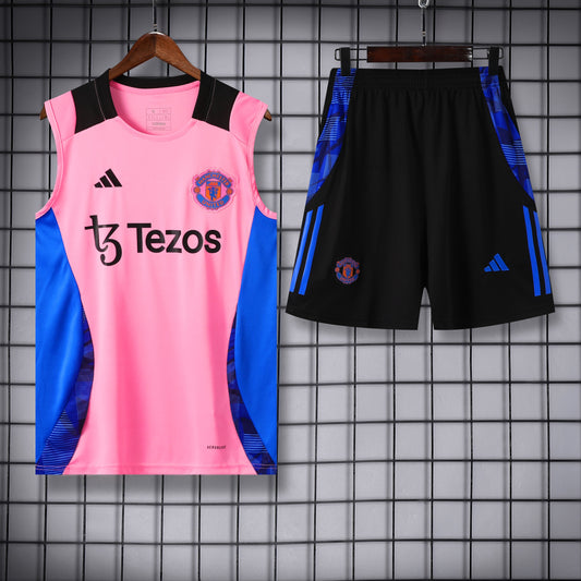 Manchester United pink completo con canottiera