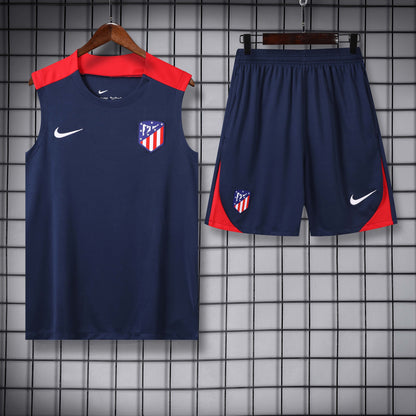Atletico Madrid  blu completo con canottiera