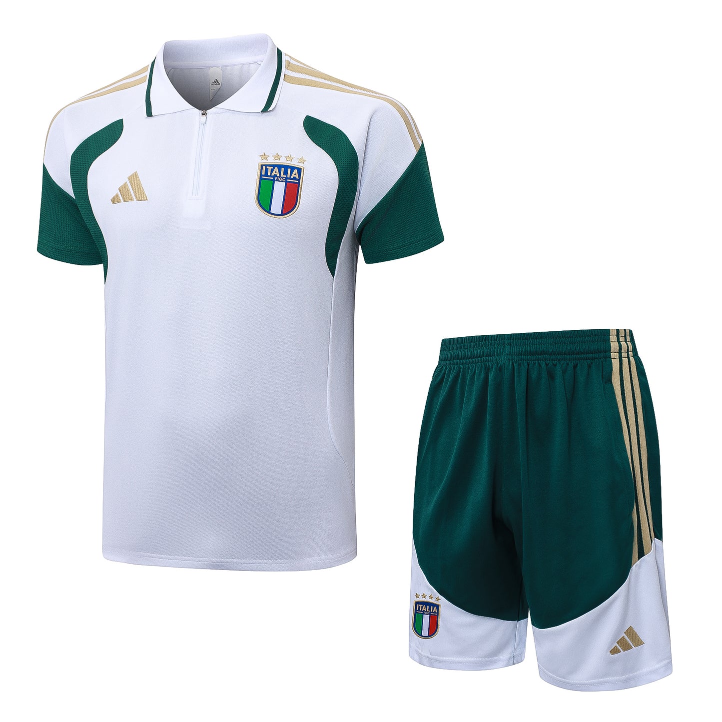 Italy Training Set White – Polo + Short