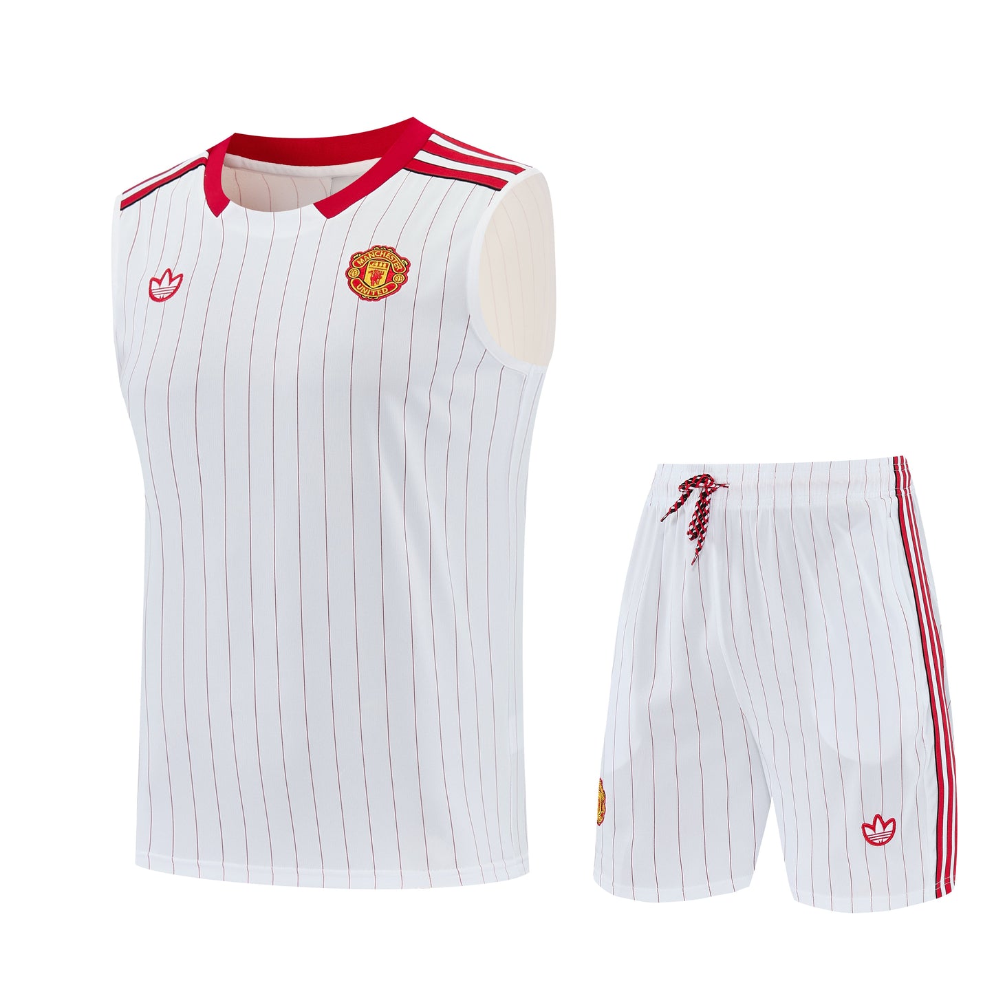 Completo Canottiera Manchester United Bianco 26/27