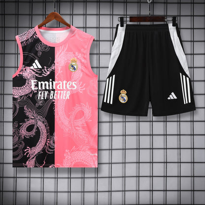Real fantasy rosa completo con canottiera 2025/26