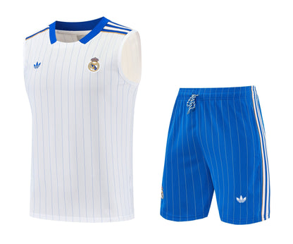 Completo Canottiera Real Madrid Bianco 26/27