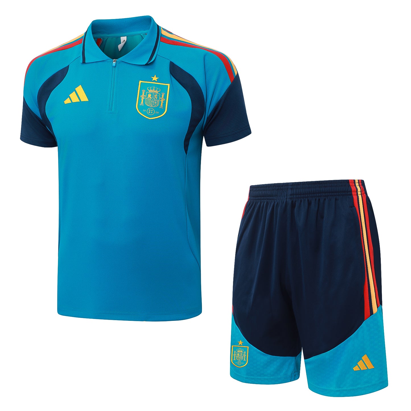 Spagna Training Set Azzurro  – Polo + Short