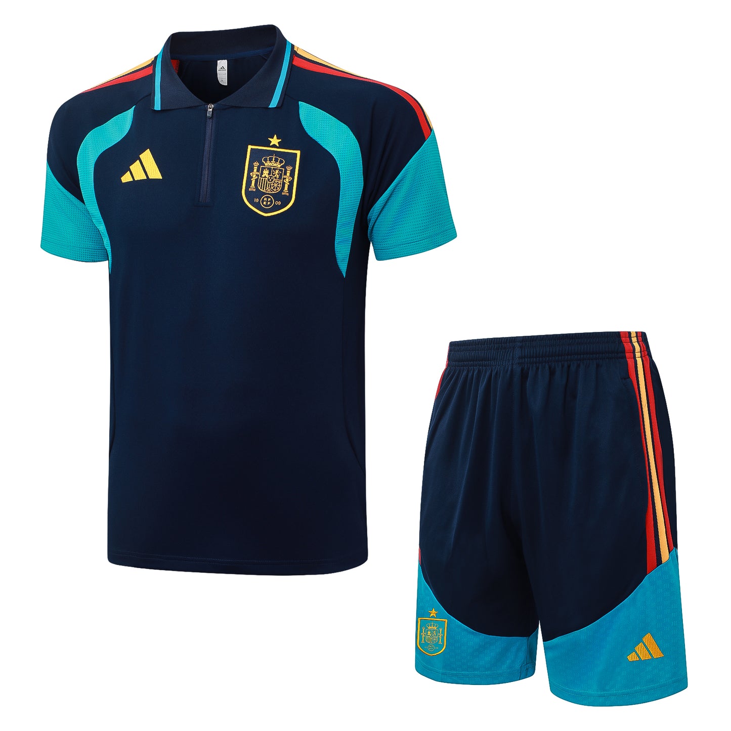 Spagna Training Set Blue  – Polo + Short