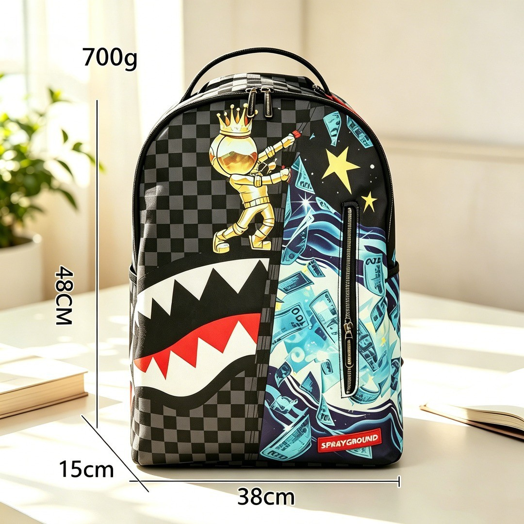 Zaino S. Shark Fantasy Space Money